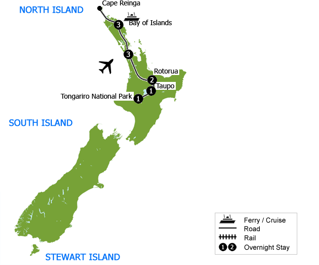11 Day North and South North Island