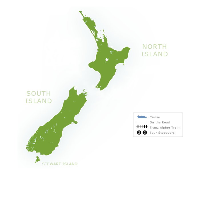 14 Day North + South Islands