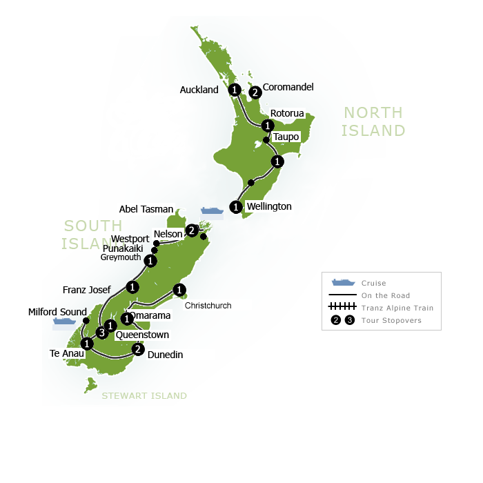 20 Day Ultimate New Zealand – Superior Coach Tour